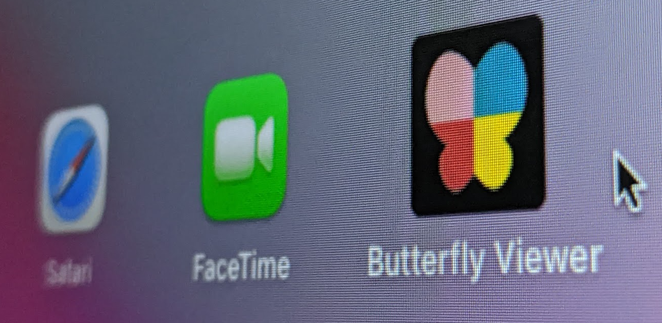 Screenshot of Butterfly Viewer on macOS.