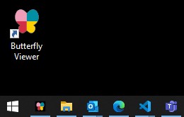 Butterfly Viewer shortcut and icon on Windows